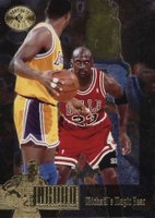 1995 Upper Deck Jordan Collection #JC21 Michael Jordan Michael's Magic Year Basketball Card