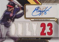 2016 Topps Triple Threads Autograph Relic #BH2 Bryce Harper Baseball Card