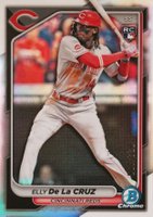 2024 Bowman Chrome #42 Elly de La Cruz Refractor Baseball Card