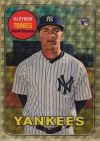 2018 Topps Heritage  #603 Gleyber Torres Chrome-Superfractor 1/1 Baseball Card