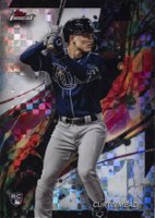 2024 Topps Finest #78 Curtis Mead Checkerboard Refractor Baseball Card