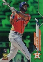 2020 Topps Chrome #200 Yordan Alvarez Green Refractor Baseball Card