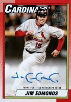2025 Topps 1990 Topps Baseball Autographs #90AJE Jim Edmonds Baseball Card