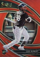 2020 Panini Select #141 Luis Robert Red Prizm Baseball Card