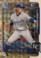 2015 Bowman Draft #14 Ashe Russell Chrome-Superfractor Baseball Card