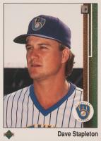 1989 Upper Deck #304 Dave Stapleton Baseball Card
