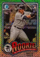 2024 Bowman Mega Box Chrome Rookie of the Year Favorites #ROY2 Austin Wells Baseball Card