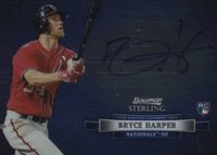 2012 Bowman Sterling Autograph Rookie #BH Bryce Harper Baseball Card