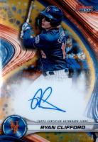 2024 Bowman's Best Best of 2024 Autographs #B24RC Ryan Clifford Gold Refractor Baseball Card