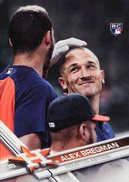 2017 Topps #341 Alex Bregman Head Pat Baseball Card