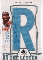 2013 SP Authentic By the Letter Signatures #BL-MJ Michael Jordan R Basketball Card