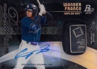 2021 Bowman Platinum Platinum Pedigree Relics #PPRWF Wander Franco Autograph 1/1 Baseball Card