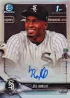 2018 Bowman Prospects Autographs Chrome #LR Luis Robert Refractor Baseball Card