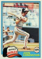 1981 Topps #591 John Lowenstein Baseball Card