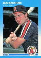 1987 Fleer #92 Dick Schofield Baseball Card