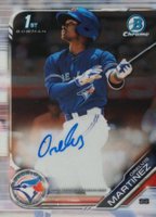2019 Bowman Chrome Prospects Autographs #CPAOM Orelvis Martinez Baseball Card