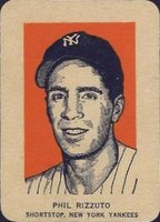 1952 Wheaties # Phil Rizzuto Portrait Baseball Card