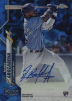 2020 Topps Chrome Update Sapphire Edition Autographs #RA Randy Arozarena Baseball Card