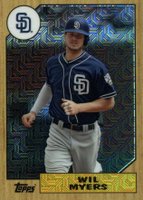 2017 Topps Silver Pack Promo #87-WM Wil Myers Baseball Card