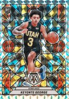2023 Panini Mosaic Stained Glass #3 Keyonte George Basketball Card