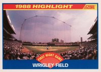 1989 Score #652 Wrigley Field Baseball Card