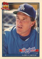 1991 Topps Traded Tiffany #19T Gary Carter Baseball Card