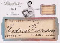 2017 Panini Flawless Flawless Cuts Memorabilia #TW Ted Williams Baseball Card