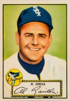 1952 Topps #70 Al Zarilla Red Back Baseball Card