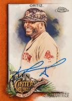 2022 Topps Allen & Ginter Chrome Autographs #DO David Ortiz Orange Refractor Baseball Card