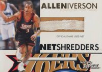 1999 Skybox Apex Net Shredders #3 Allen Iverson Basketball Card
