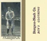 1916 Burgess-Nash Co. #95 Wm. Killefer, Jr. Baseball Card