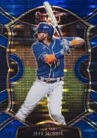 2021 Panini Select #27 Jeff McNeil Blue Pulsar Baseball Card