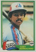 1981 Topps #413 Tony Bernazard Baseball Card