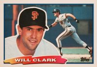 1988 Topps Big Baseball #9 Will Clark Baseball Card