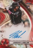 2024 Bowman's Best Best of 2024 Autographs #B24JL Jordan Lawlar Refractor Baseball Card