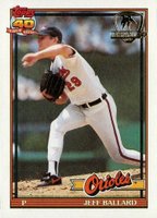 1991 Topps Desert Shield #546 Jeff Ballard Baseball Card