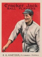 1915 Cracker Jack #84 Elmer Knetzer Baseball Card