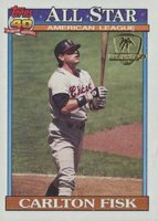 1991 Topps Desert Shield #393 Carlton Fisk Baseball Card
