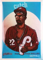 2021 Topps PROJECT70 #10 Andrew McCutchen Rainbow Foil Baseball Card