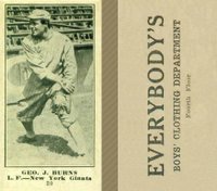 1916 Everybody's #20 Geo. J. Burns Baseball Card