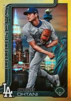 2025 Topps #400 Shohei Ohtani Big Apple-Gold Foil Baseball Card