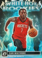 2023 Panini Donruss Optic White Hot Rookies #5 Cam Whitmore Holo Basketball Card