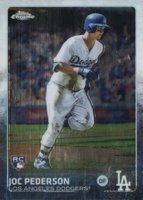 2015 Topps Chrome #129 Joc Pederson Running Baseball Card