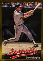 1990 Legends Magazine Insert-Hand Cut #13 Dale Murphy Baseball Card