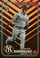 2024 Topps Update #US175 Jasson Dominguez Holiday Baseball Card