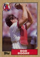1987 Topps #166 Bob Boone Baseball Card