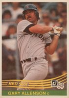 1984 Donruss #335 Gary Allenson Baseball Card
