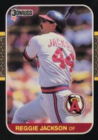 1987 Donruss #210 Reggie Jackson Baseball Card