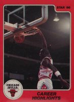 1986 Star Michael Jordan #7 Career Highlights Basketball Card