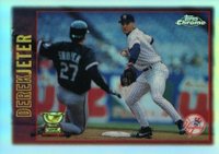 1997 Topps Chrome #7 Derek Jeter Refractor Baseball Card